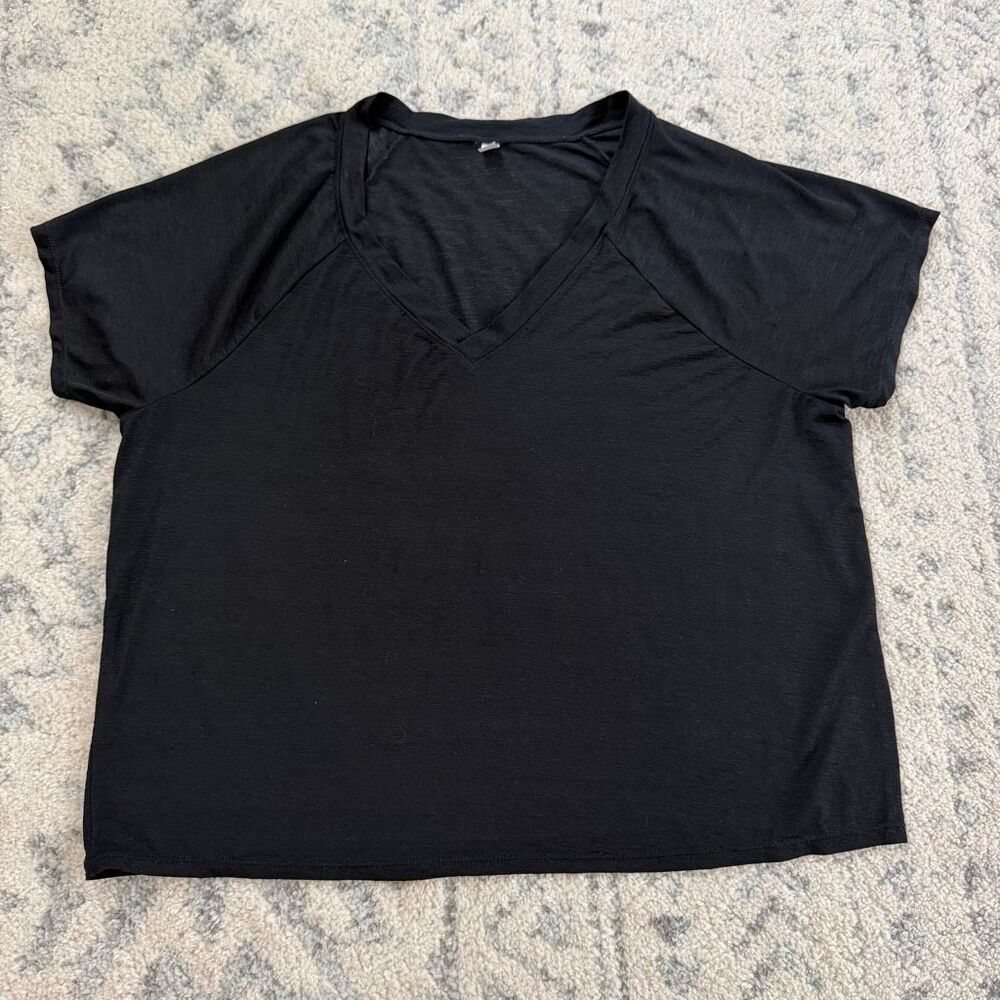 Women’s Black JoyLab Oversized Athletic Tee
